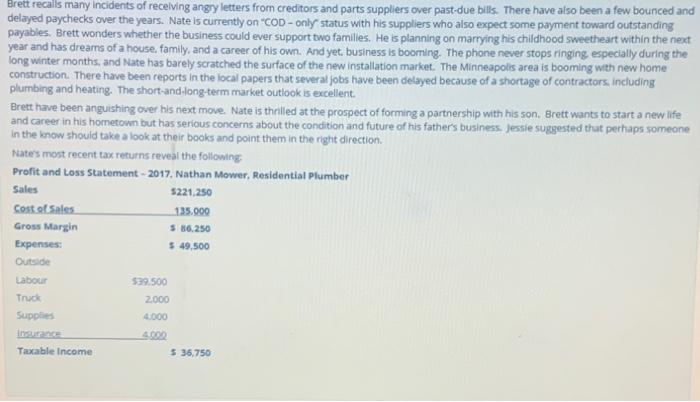 Nate Mower & Son, Residential Plumbers(s) Case