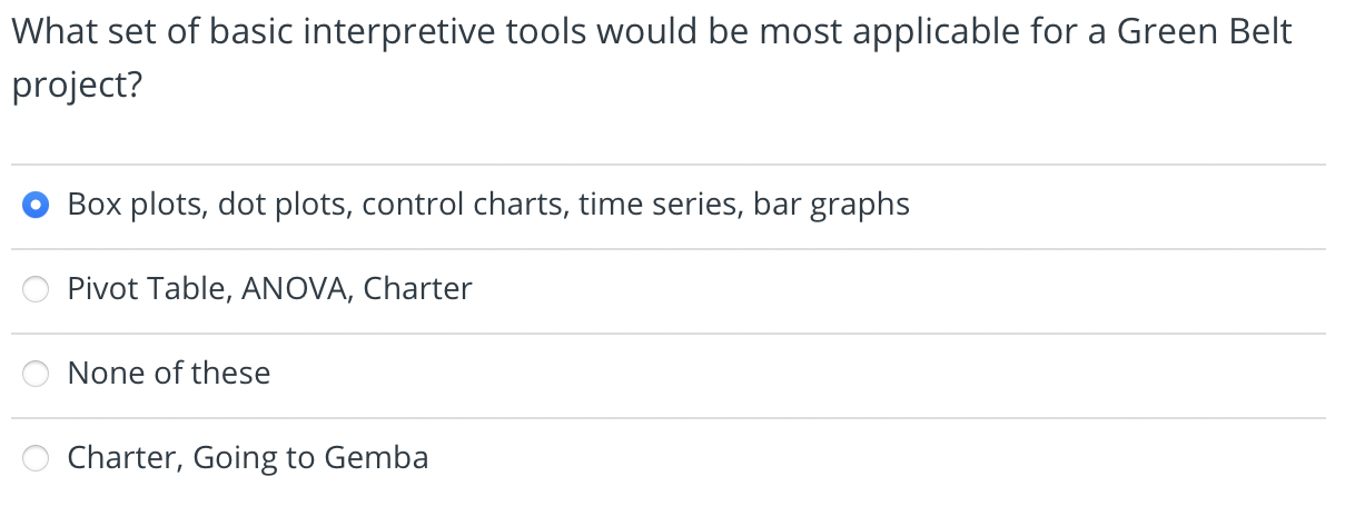 What set of basic interpretive tools would be
