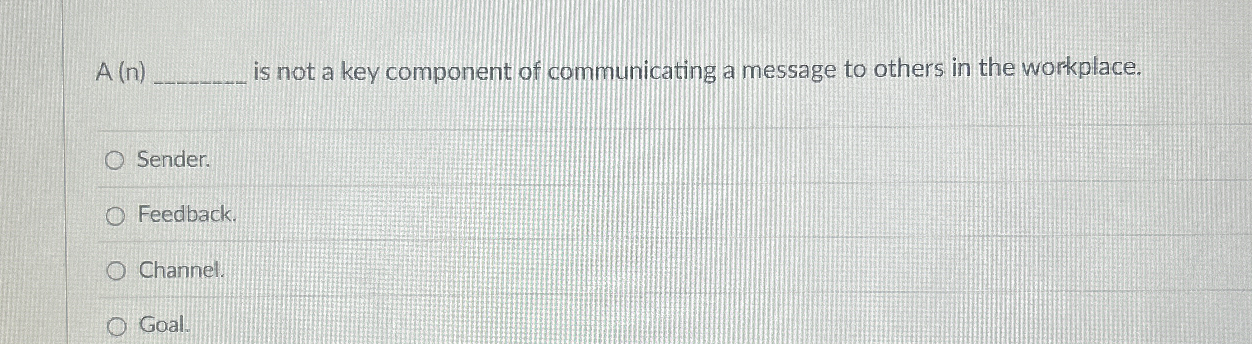 A ( n ) q , is not a key component of