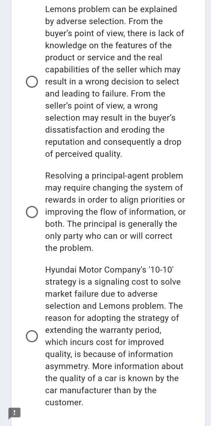 15. The following is an explanation of how a