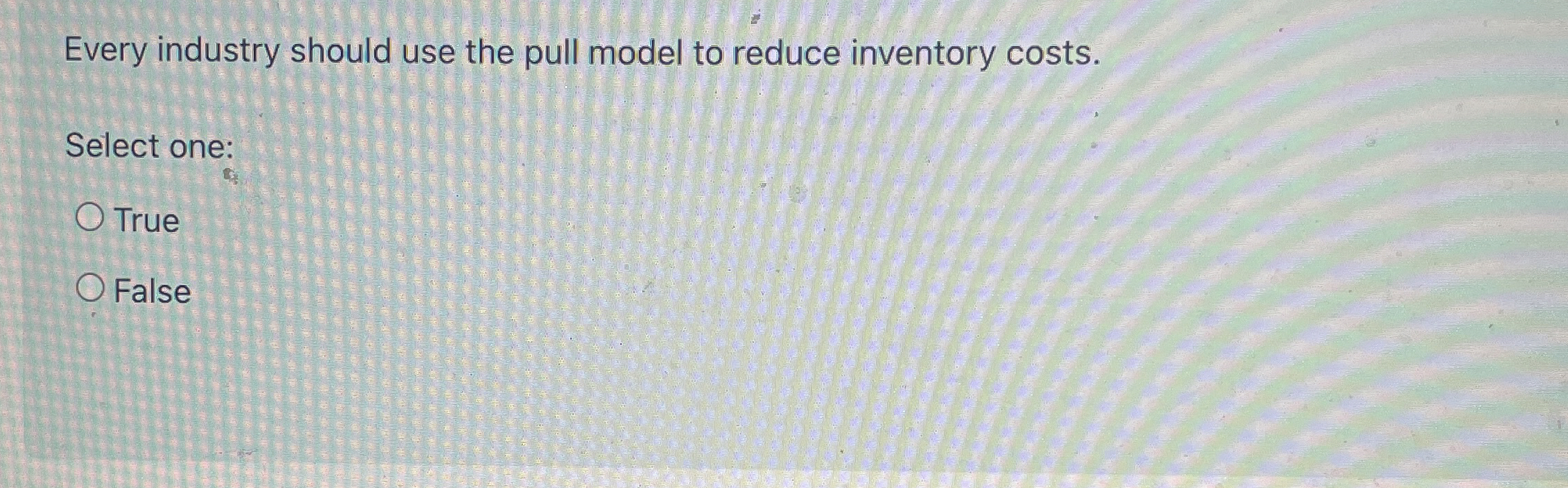 Every industry should use the pull model to