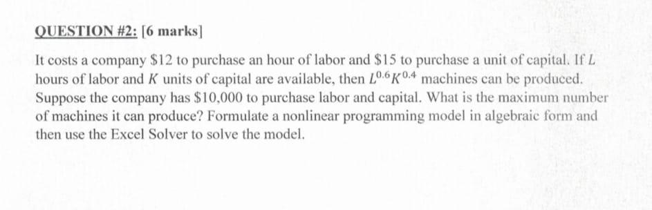 please solve conplete within 1 hour QUESTION #2: