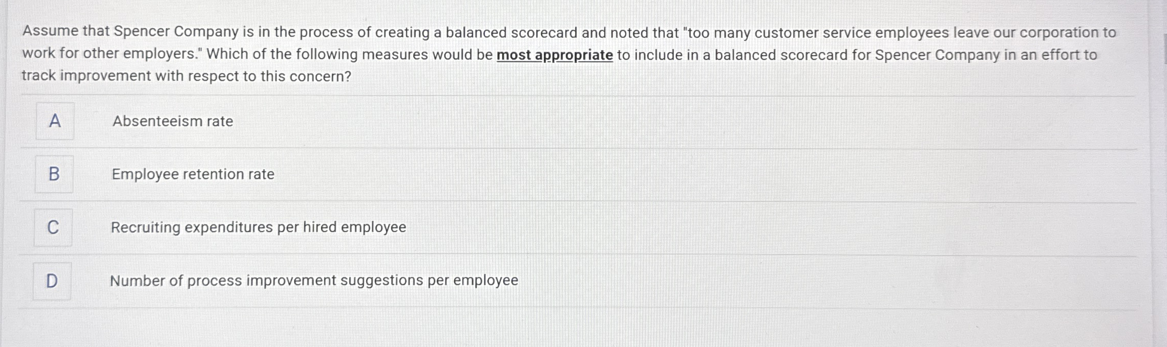 Assume that Spencer Company is in the process of