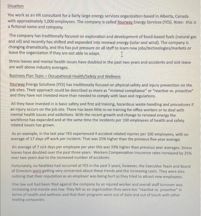 Ionly need the ideas to improve the Safety