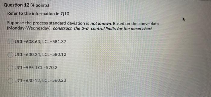 answer 12 pleass only Question 10 (1 point) As