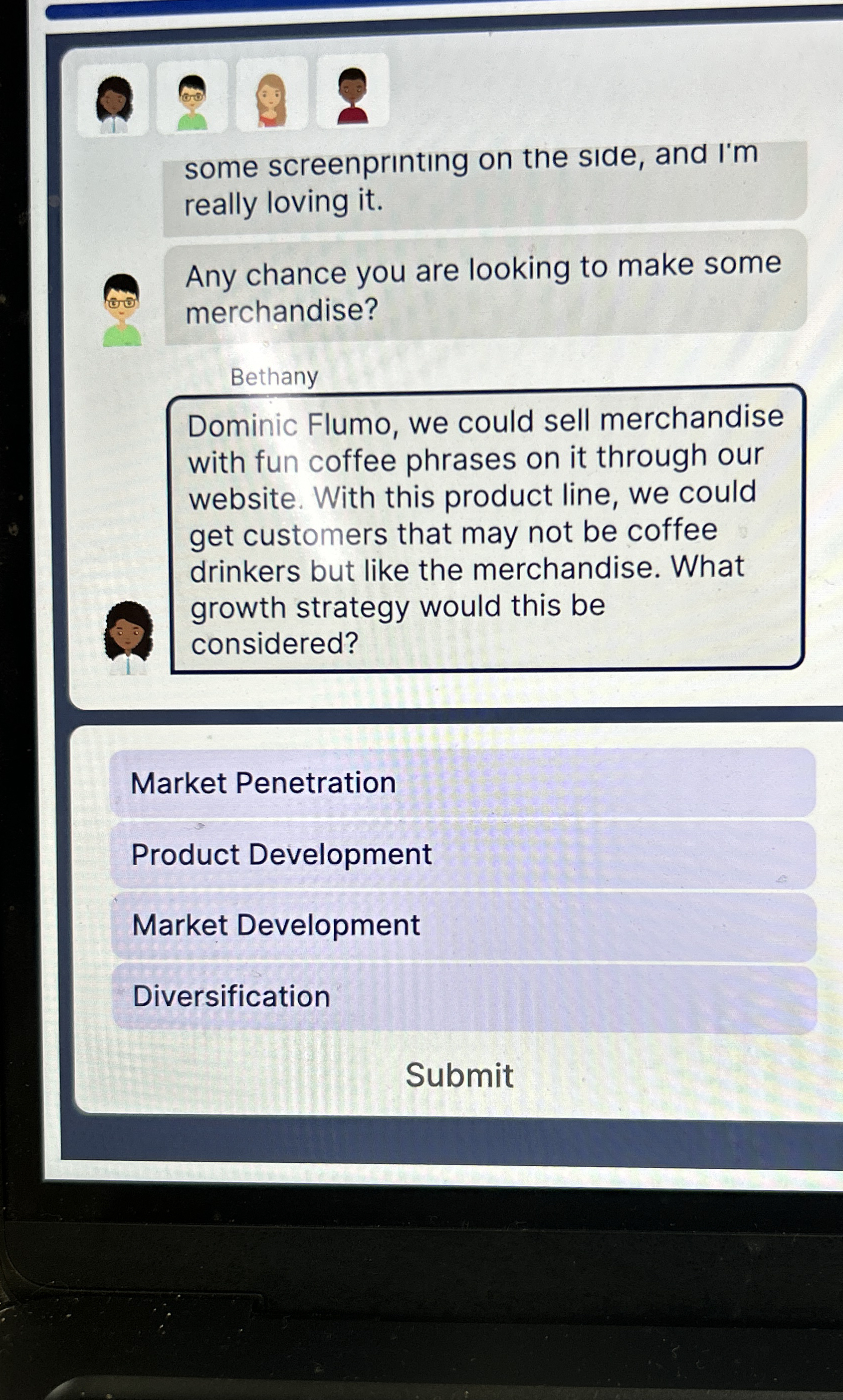 some screenprinting on the side, and I ' m really