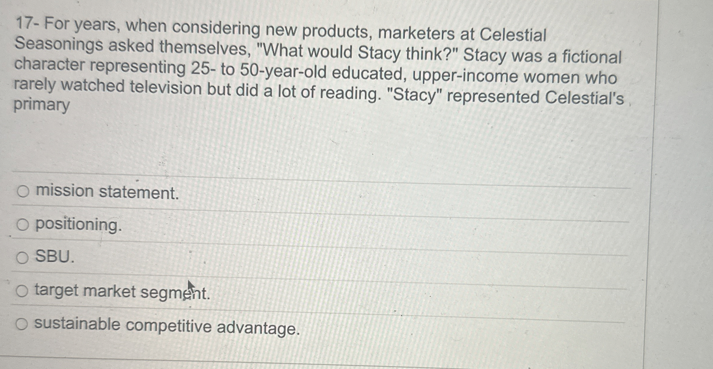1 7 - For years, when considering new products,