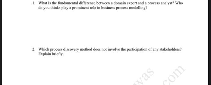 1. What is the fundamental difference between a