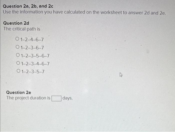 CH17 2 Question 2a, 2b, and 2c Use the