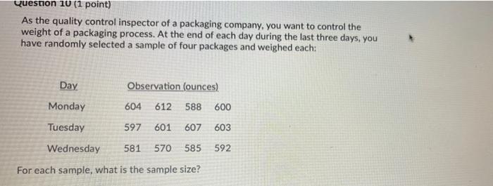 answer 13 please only Question 10 (1 point) As
