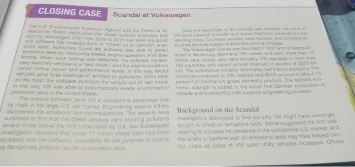 Case Questions 44. What does the case suggest