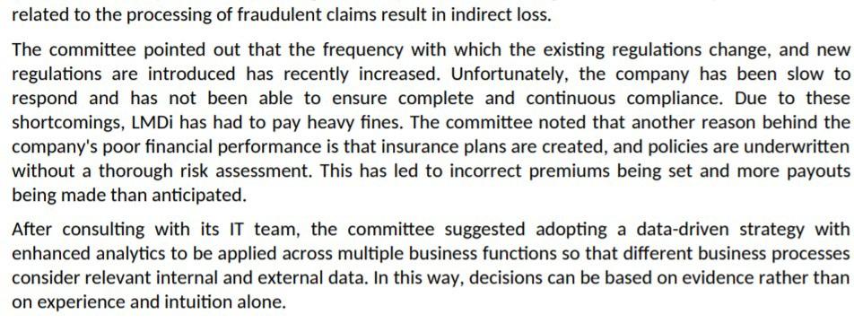 ....... fill the table from the paragraph above