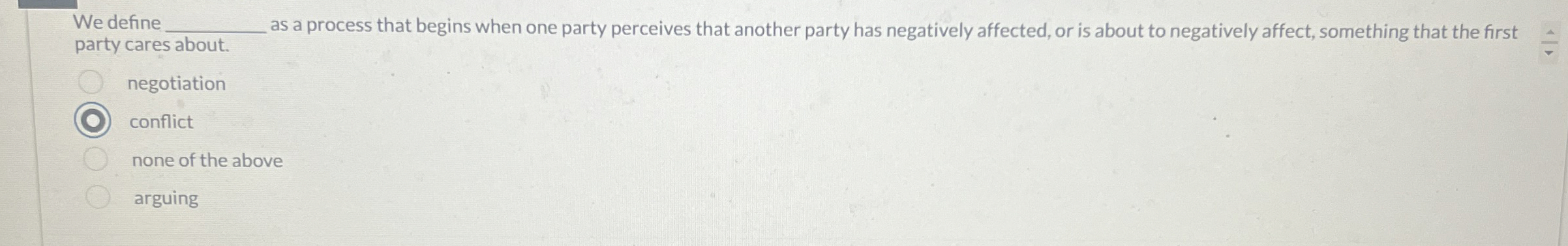 We define q , as a process that begins when one