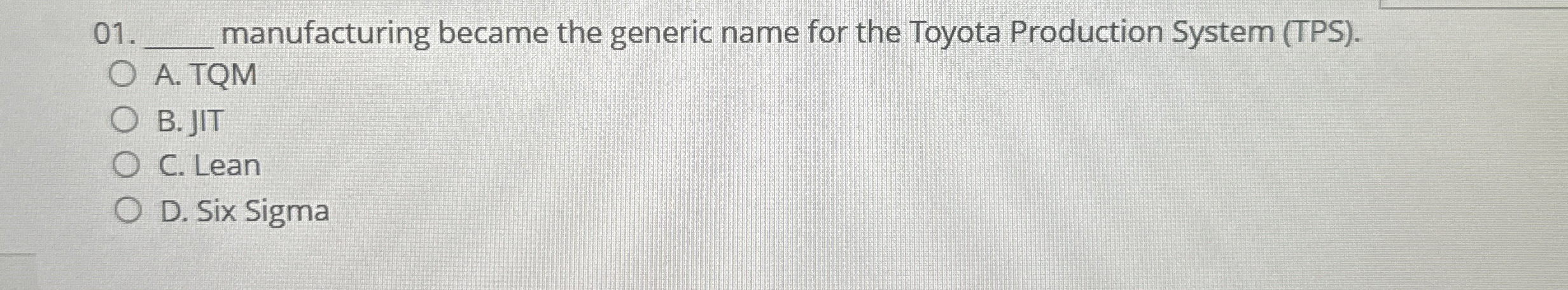 manufacturing became the generic name for the