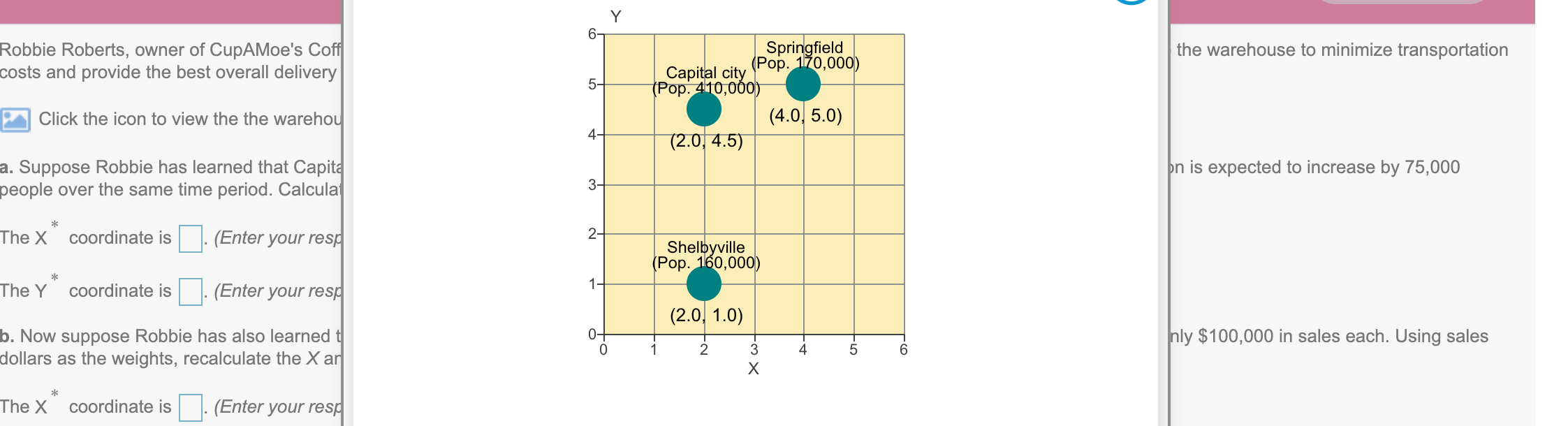 Robbie Roberts, owner of CupAMoe's Coffee, is