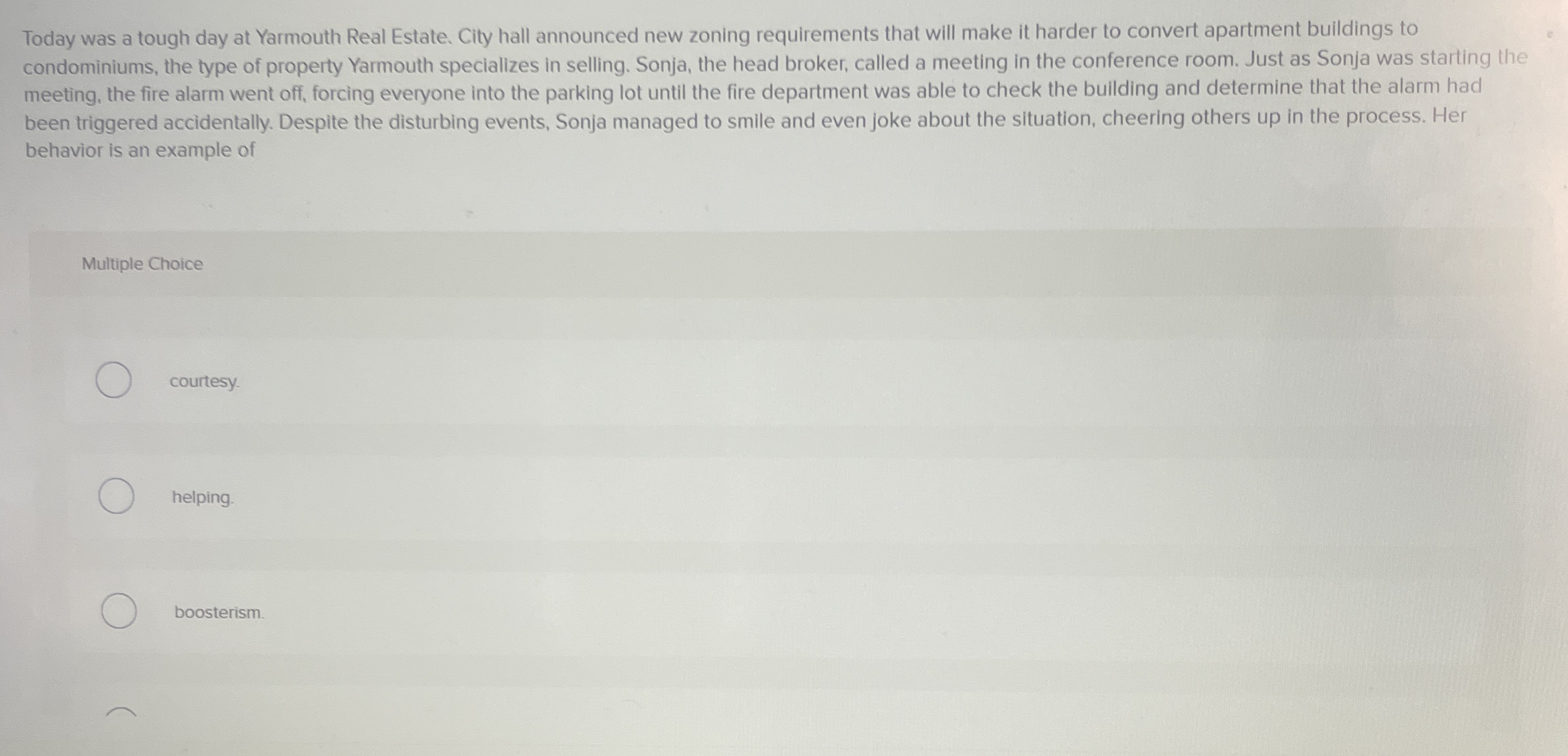 Today was a tough day at Yarmouth Real Estate.