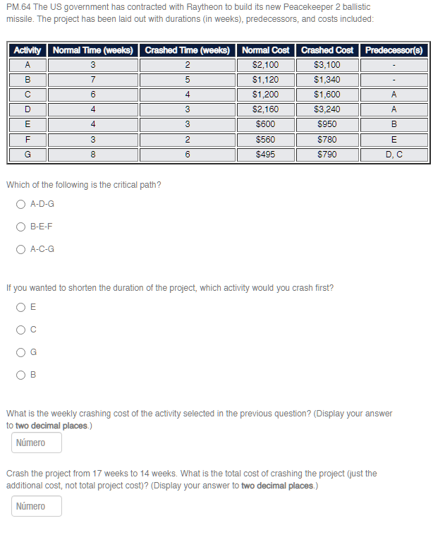 Please show your work in excel. (with the