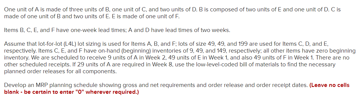 One unit of A is made of three units of B, one
