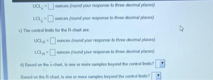 Refer to Table S61 - Factors for Computing