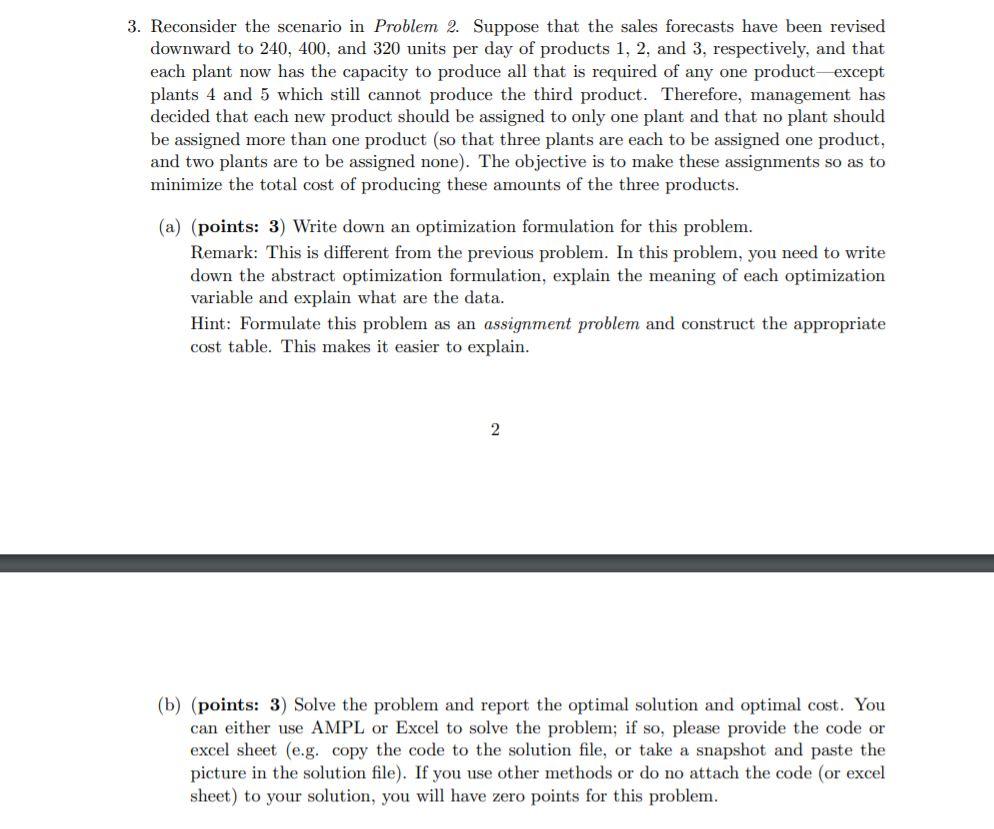 I ONLY NEED QUESTION 3 ANSWERED, I ONLY NEED