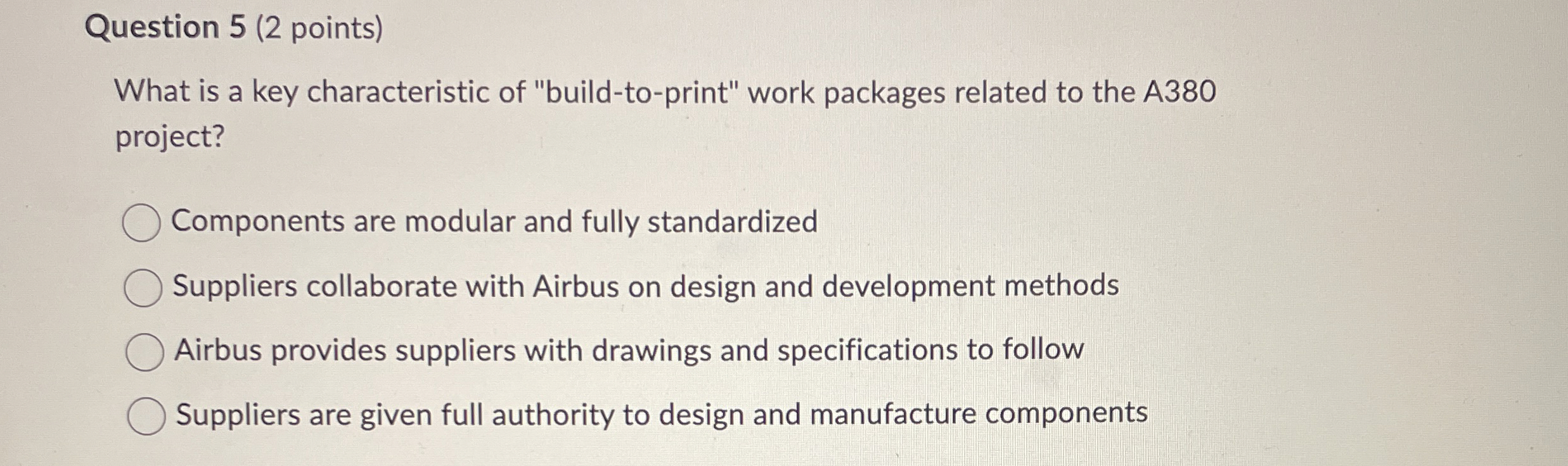 Question 5 ( 2 points ) What is a key