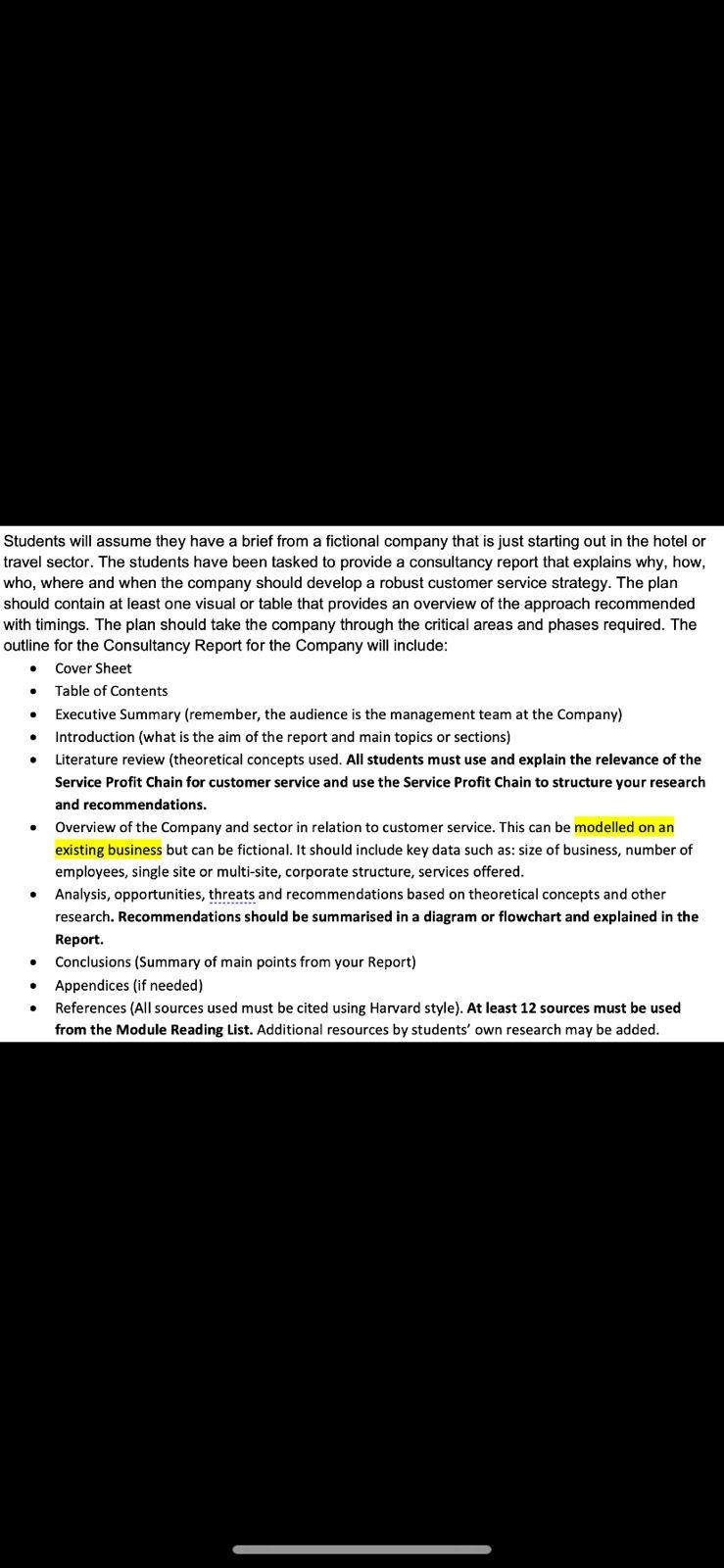 . . . . . Students will assume they have a brief