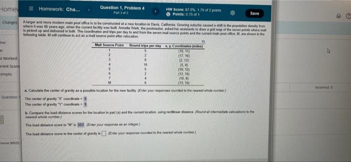 Homes Homework: Cha... Question 1. Problem 4 HW