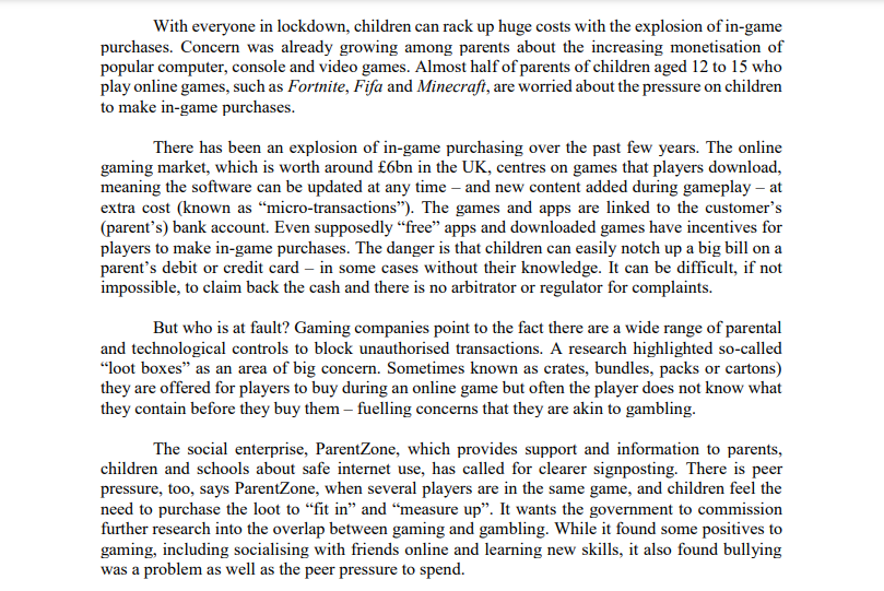 *note - avoid plagiarism and give a lot of