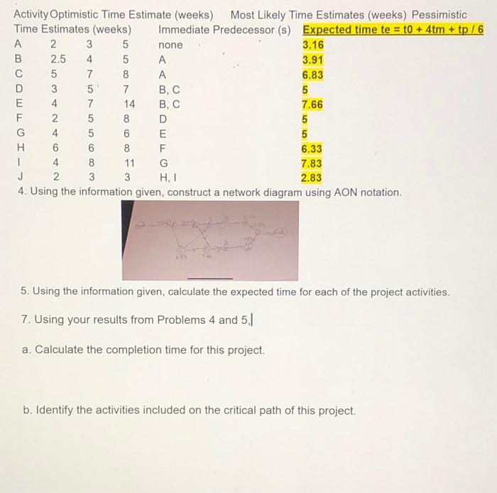 only need help with 7. A) and B) COLOI- Activity