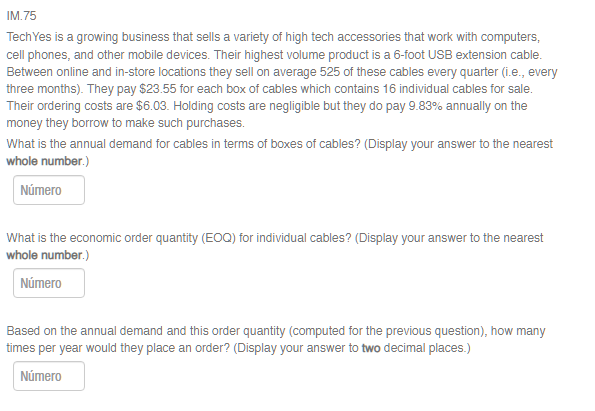 Please show your work in excel. (with the