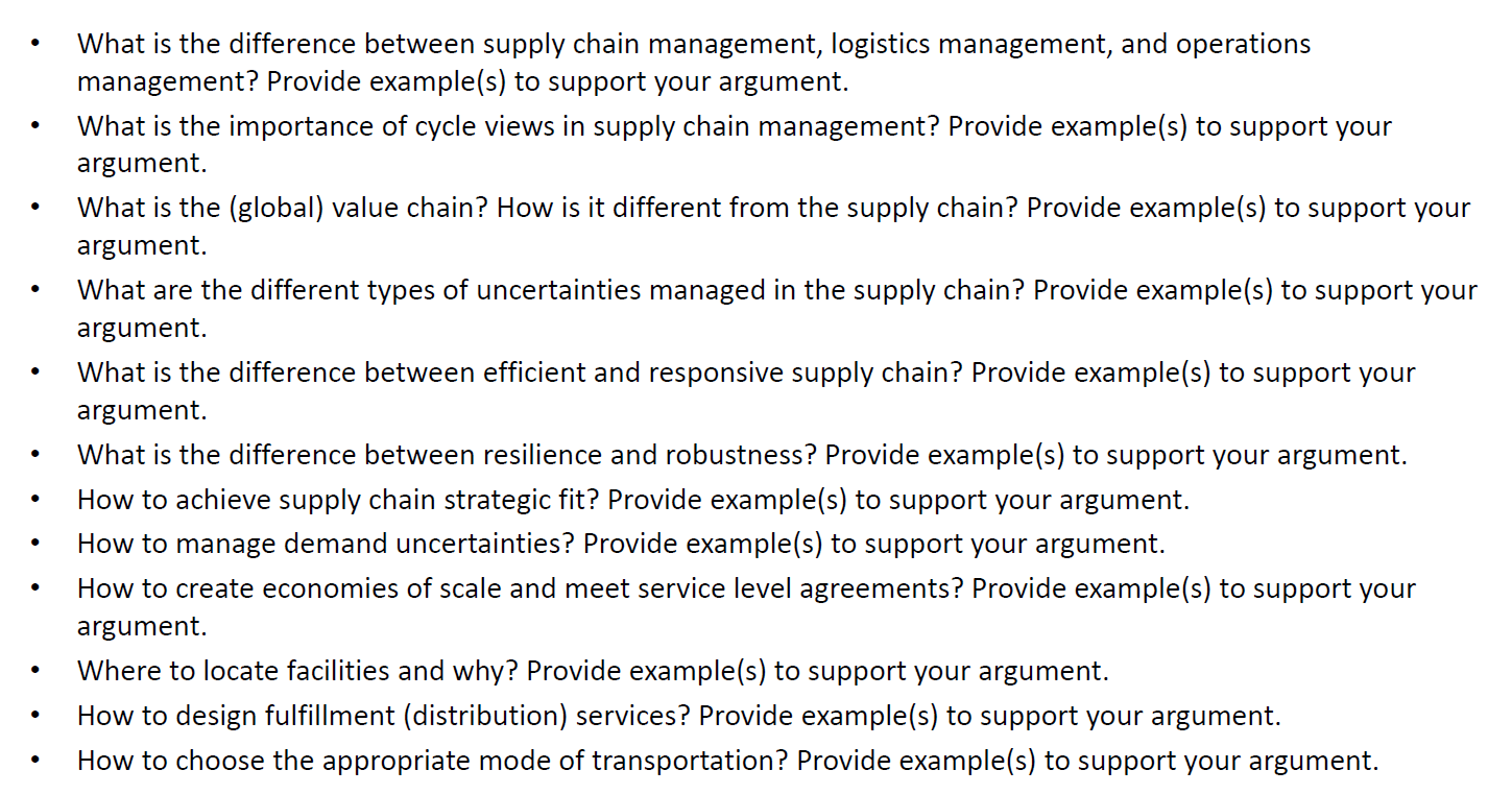 What is the difference between supply chain