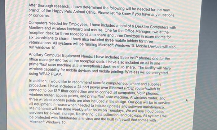 I need help creating an IT plan for either a law