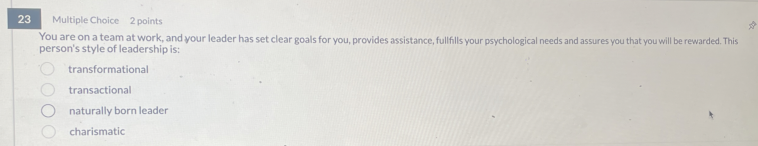 q , Multiple Choice 2 points You are on a team at