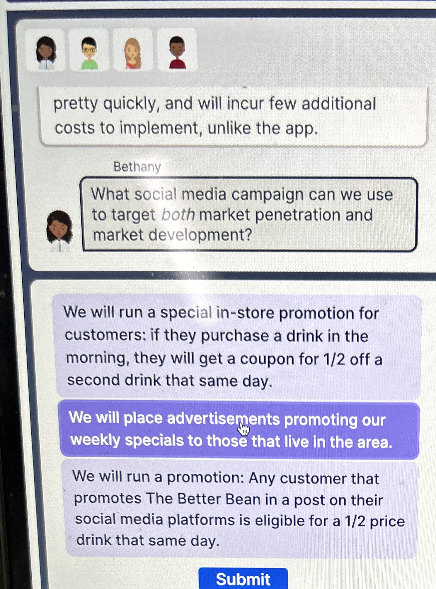 pretty quickly, and will incur few additional