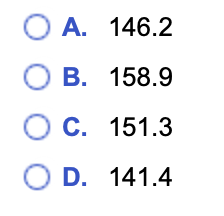 Use the data and graph shown below for the