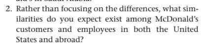 CASE McDonald's Global HR One of the best-known