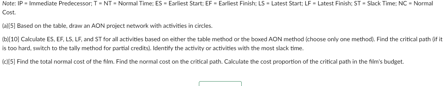 Question 14 (15 points) - Handwritten &
