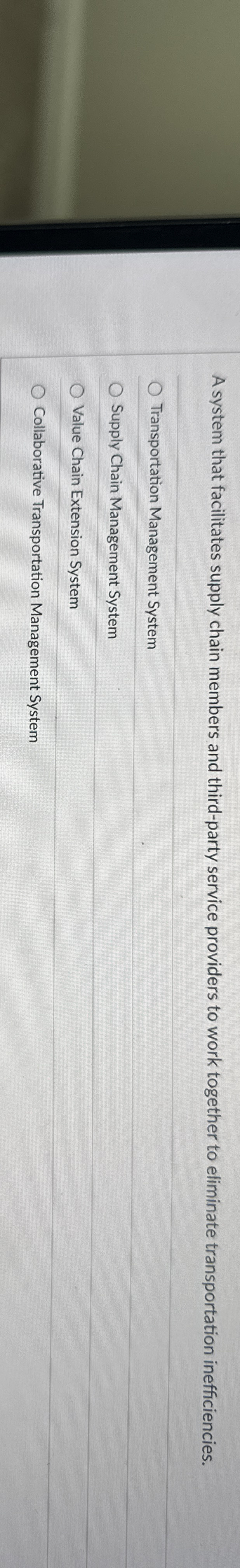 A system that facilitates supply chain members