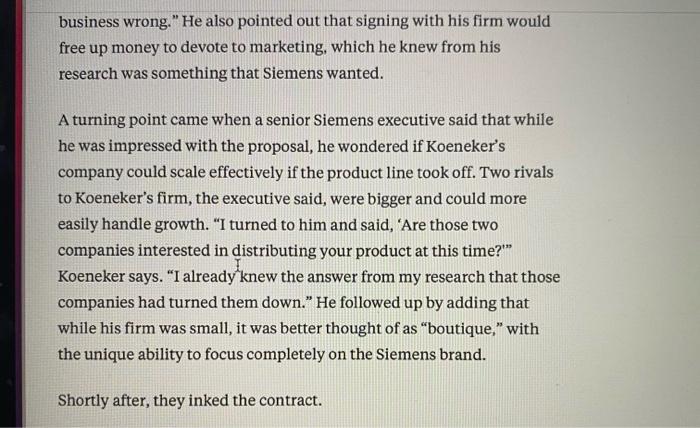 fast please subject negotiation skills Case Study