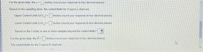Refer to Table S51 - Factors for Computing