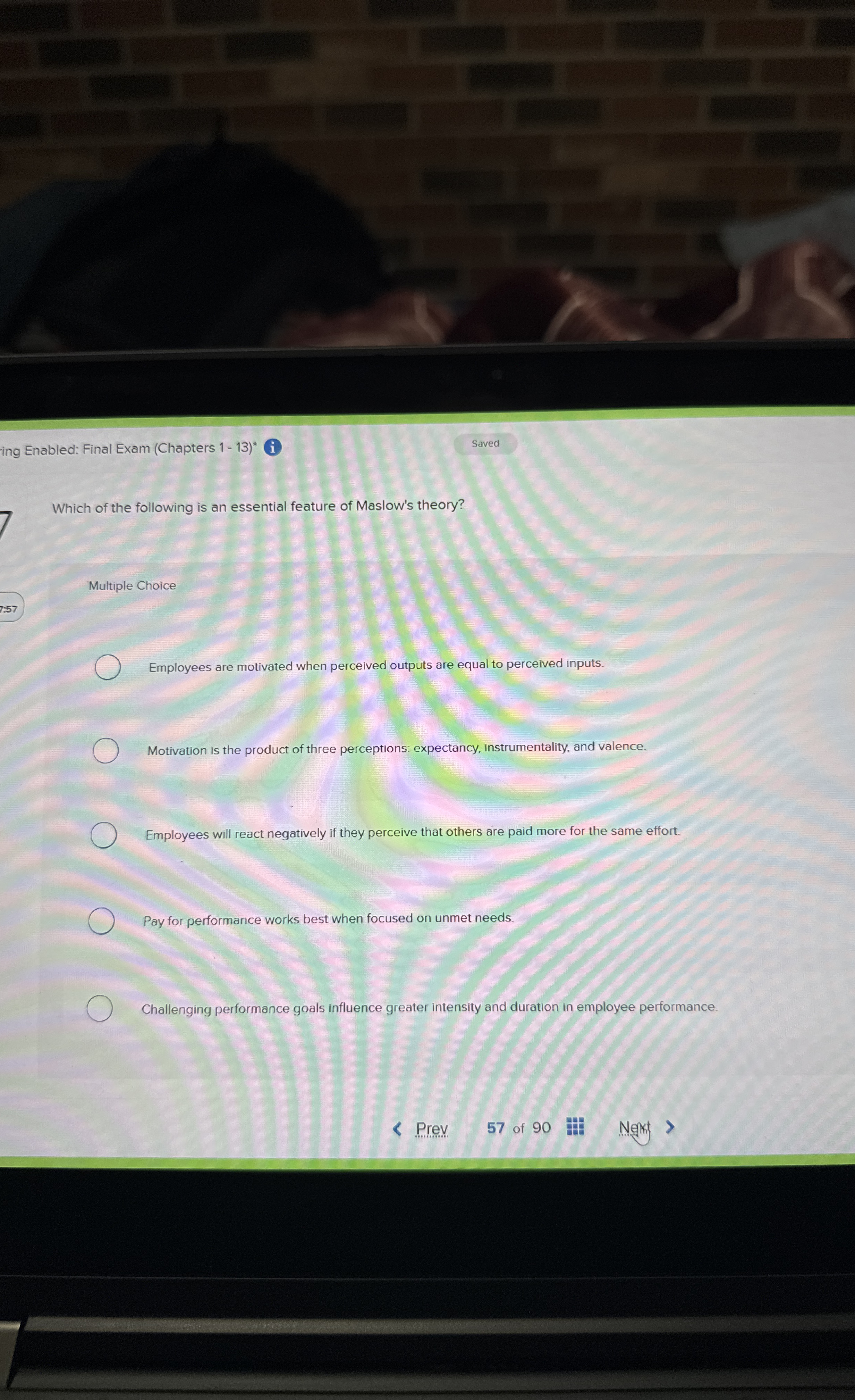 ing Enabled: Final Exam ( Chapters 1 - 1 3 ) *