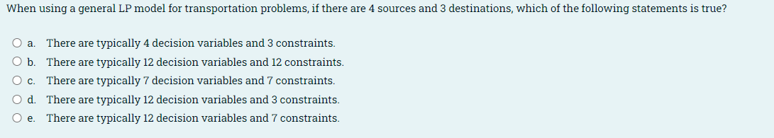 At any iteration of the solution algorithm for a