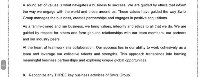 Case Study - Answer ALL (2 x 3 marks = 6 marks)