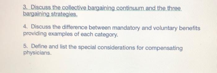 please help for my study guide 3. Discuss the