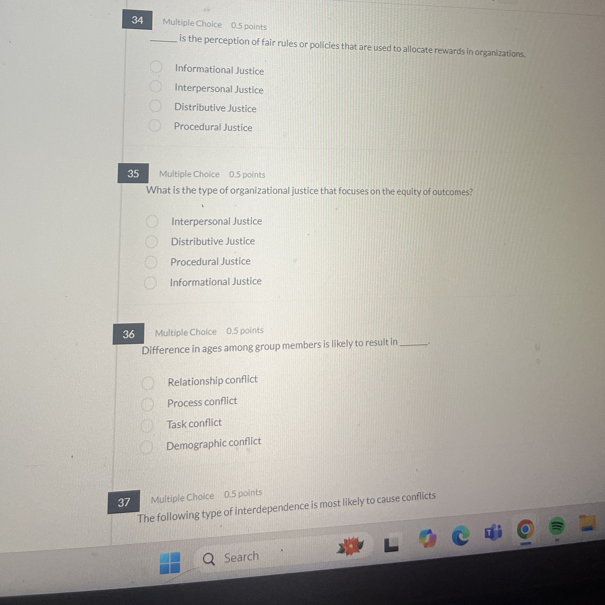 3 4 Multiple Choice 0 . 5 points is the