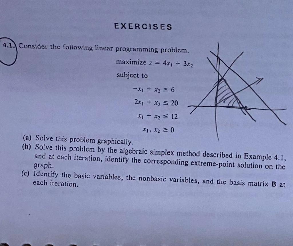 EXERCISES Consider the following linear
