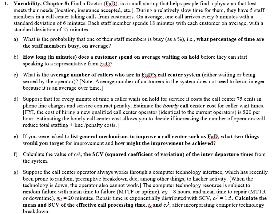 1. Variability, Chapter 8: Find a Doctor (EaD),