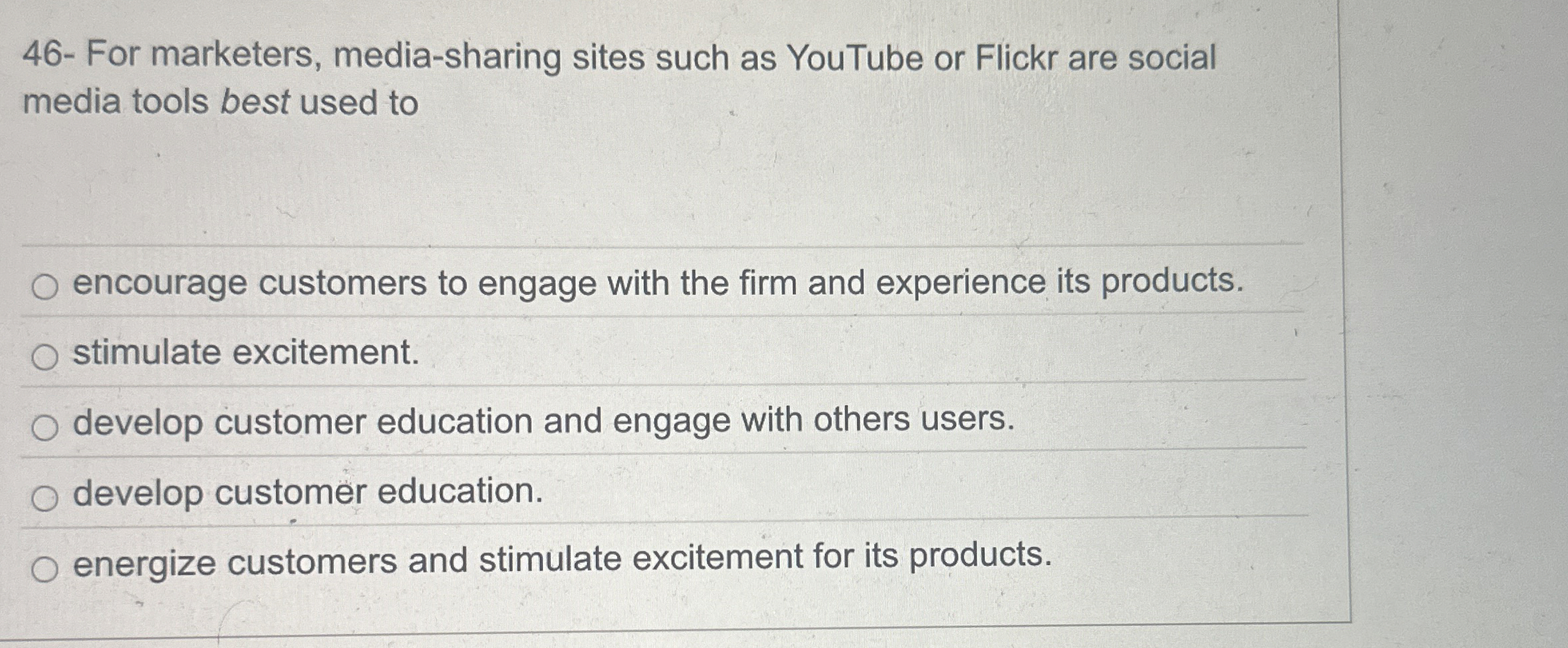 4 6 - For marketers, media - sharing sites such