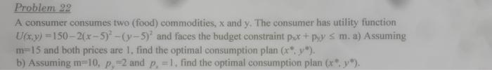 solve problem 22 part a and b Problem 22 A