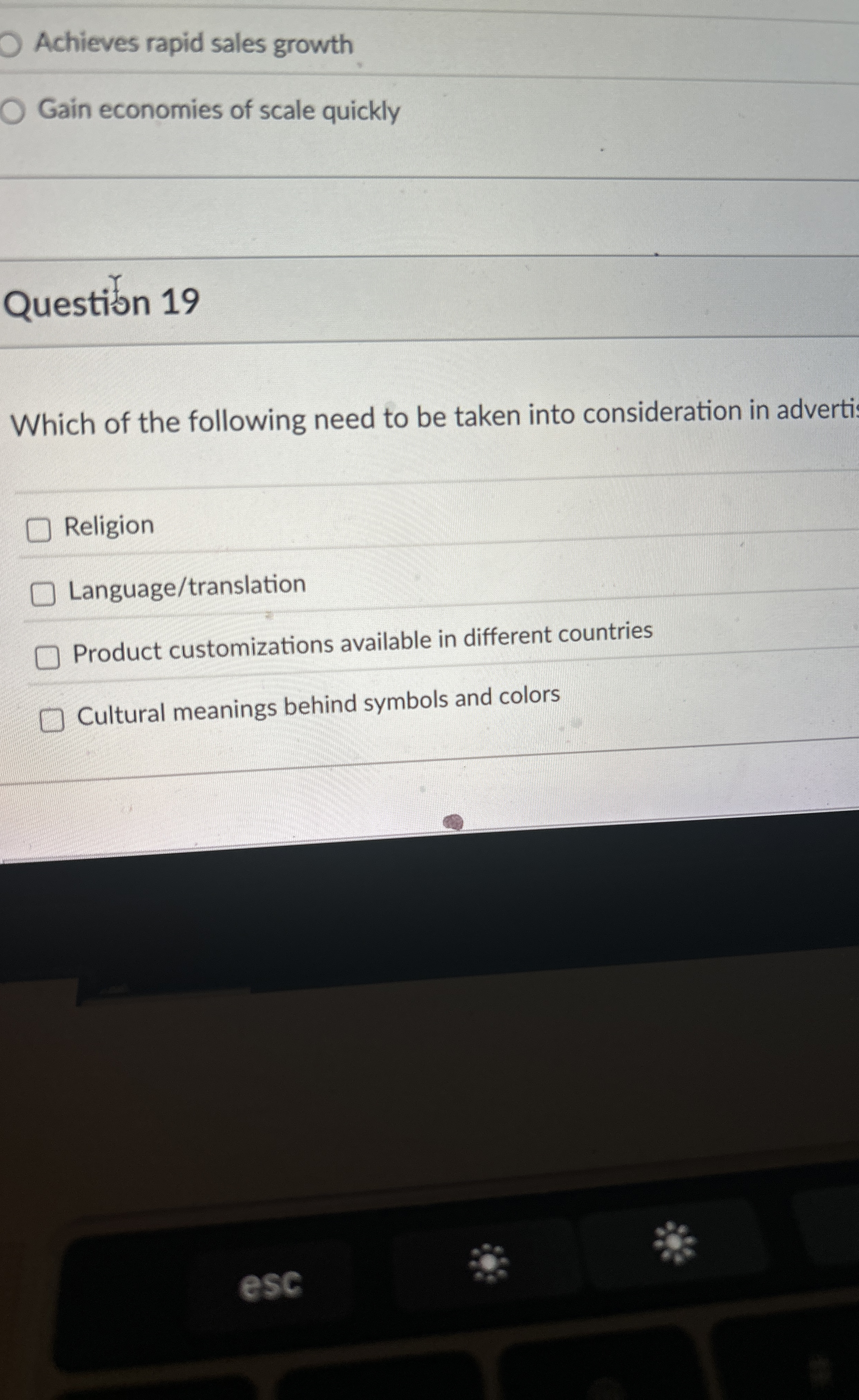 Achieves rapid sales growth Gain economies of